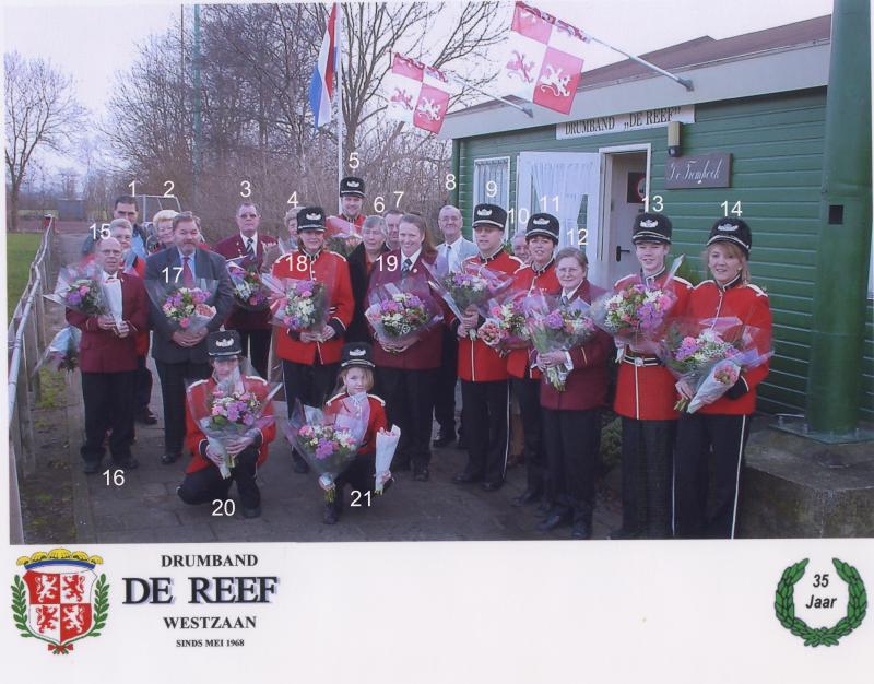 drumband De Reef 35 jaar, 17 mei 2003